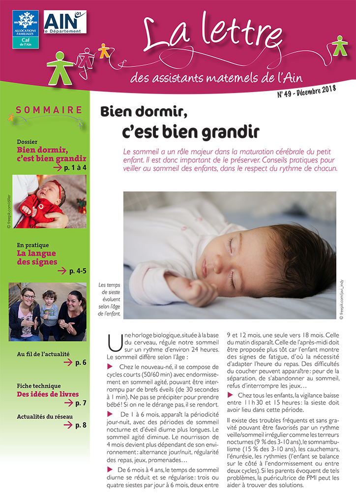 Sommeil normal du bébé : de la naissance à 3 ans - Le sommeil de l