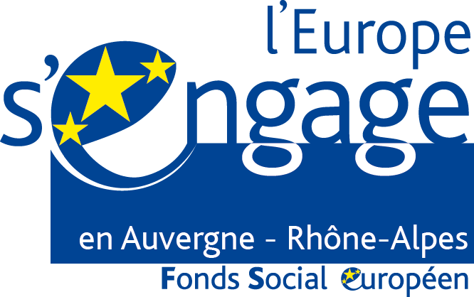 Logo l'Europe s'engage en Auvergne-Rhône-Alpes - Fonds Social européen