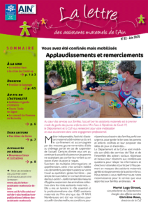 Couverture de la lettre des assistants familiaux n°52-juin 2020 - les conseils pour éveiller les jeunes enfants au language