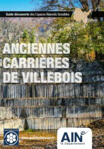 Couverture du Guide Découverte des Espaces Naturels Sensibles (ENS) des anciennes Carrières de Villebois