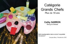 Création visuelle de Cathy SARRON, catégorie grands chefsdu concours photo 2020 du Domaine des Saveurs – Les Planons