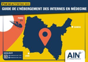 Couverture du guide hébergement internes médecine Ain