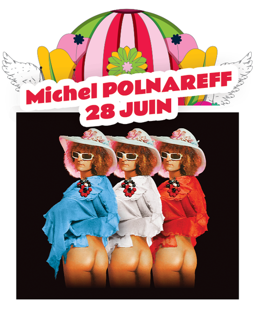 Michel Polnareff au festival du Printemps de Pérouges, le mercredi 28 juin 2023, dans l'Ain.