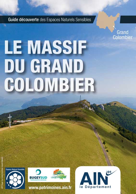 Couverture du guide découverte des Espaces Naturels Sensibles le massif du Grand Colombier