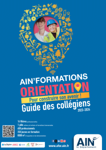 couverture du guide Ain'formations Orientation - guide du collégiens