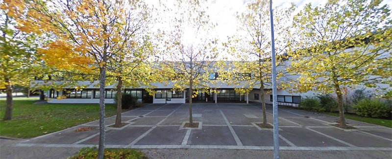 Façade du campus de Bourg-en-Bresse de l'universite Claude Bernard-lyon 1