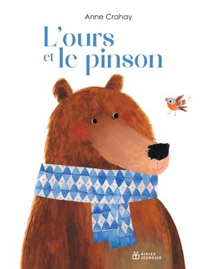 Couverture de l'album pour enfant : l'ourson et le pinson