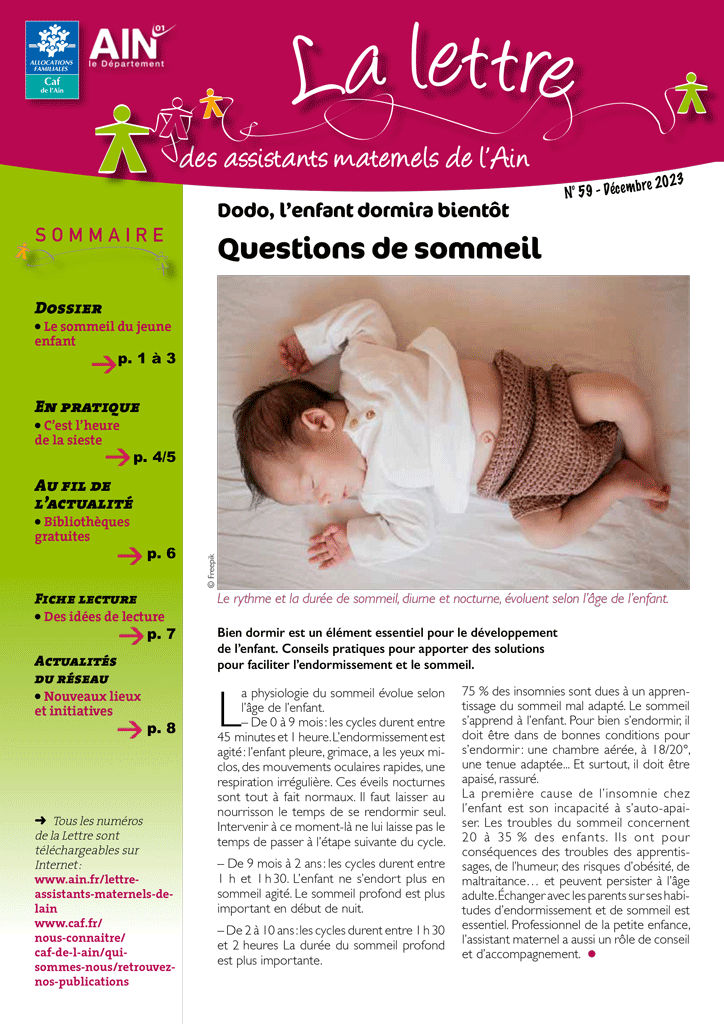 Sommeil chez l'enfant : Dormir, c'est grandir! - Conseils santé - Uniprix