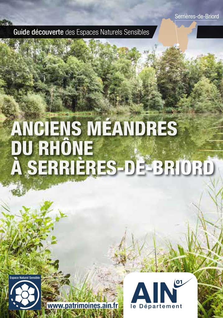 Couverture du Guide Découverte des Espaces Naturels Sensibles (ENS) des anciens méandres du Rhône à Serrières-de-Briord
