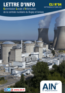 couverture de la lettre d'info de la commission locale d'information de la centrale nucléaire du Bugey