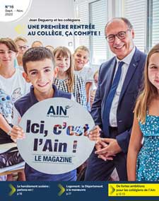 Couverture Ici Cest L Ain N16 Septembre Octobre Novembre 2022 2022 Magazine Du Departement Ain 1
