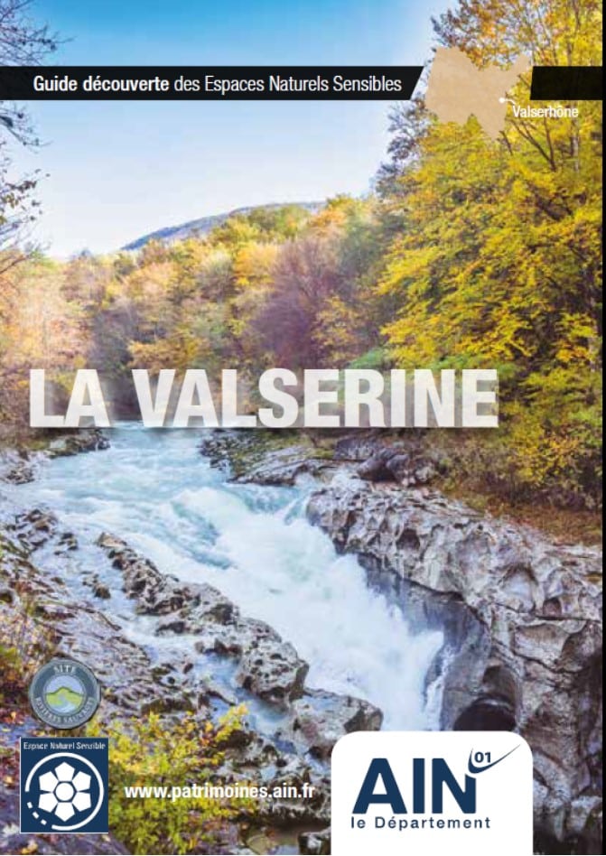 Couverture du Guide découverte des Espaces Naturels Sensibles de la rivière La Valserine